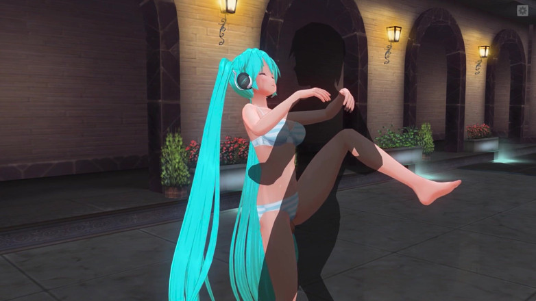 H3DC: Hentai 3D. Miku mặc áo tắm bị đụ bên hồ bơi