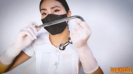 DominaFireOfficial: Asmr Medical Glove Fetish