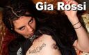 Picticon bondage and fetish: Gia Rossi încătușează vibratorul clemele și se masturbează