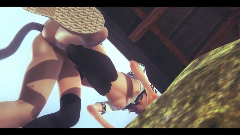 HentaiTubes: Хентай без цензуры, 3D - жесткий секс Mia и эльф - порно японское азиатское порно- манга, аниме-игра