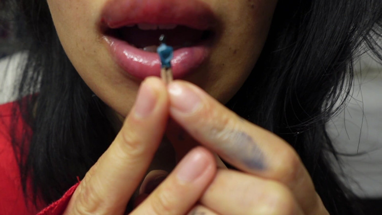 Asmr_mouth: Giantess Likes to Lick You and Suck You All in