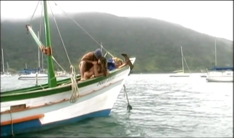Xtime Network: Sexy girl hardly fucked on a boat