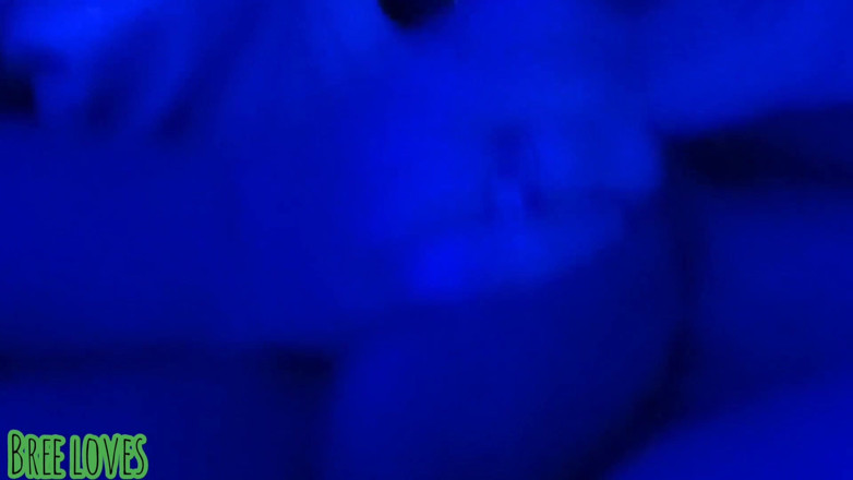 Bree Loves: Slut with neon lips denies cum in mouth
