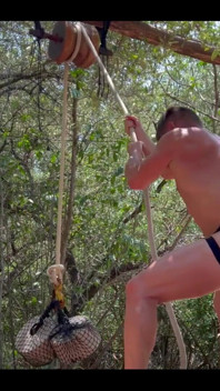 Rope Weight Pull Down Workou