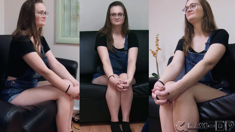 GLASSDP: Pawg nerd é uma puta faminta de pau secreto