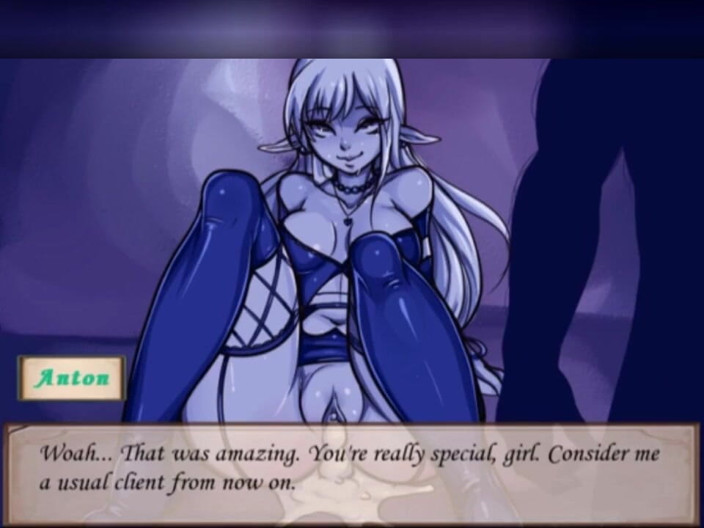 3DXXXTEEN2 Cartoon: Janna becomes a lady of the night. 3D porn cartoon sex
