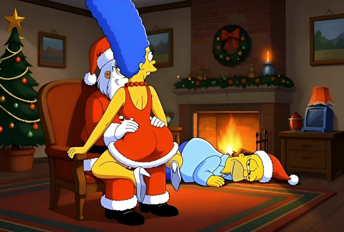 Octopussy Lovers Club: Ông già Noel đụ bà nội trợ marge simpson đã kết hôn...