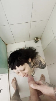 Tattooed Slut Never Stops Halfway Every Drop, Every Time, All the Piss
