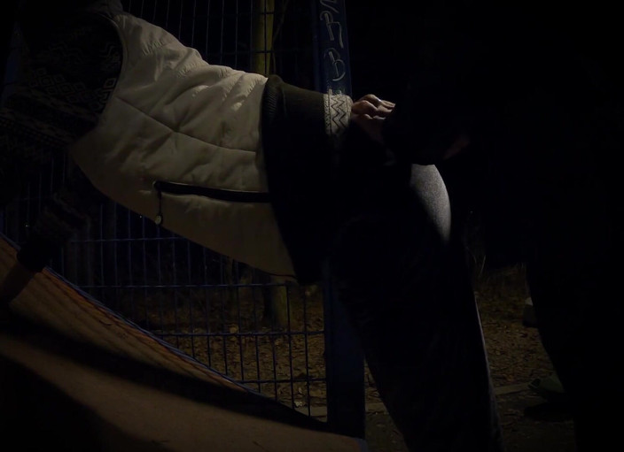 MkGes: A blonde found on the street was fucked after a...