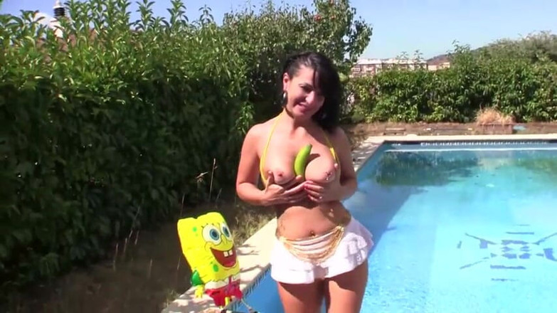 Big Dong Pleasures: Hot girl hard fucked by two jocks