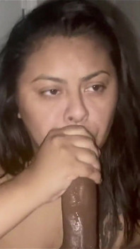 Queen Monica Gets Her Face Painted in Cum