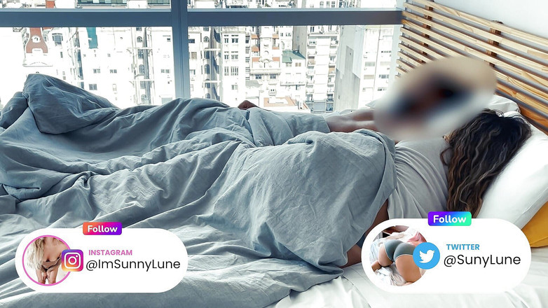 Suny Lune: Nečekaný ranní sex s mojí krásnou manželkou s velkým zadkem