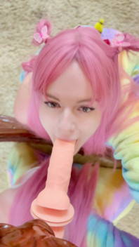 I'm Practicing Swallowing Cum on a Dildo.