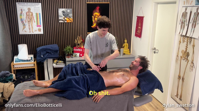 ElioBotticelli: l'uomo etero riceve un massaggio happyend