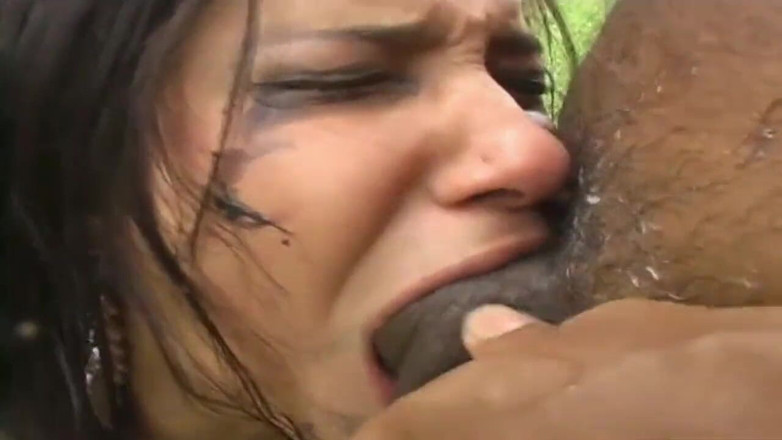 Genuine XXX: Rough oral deep throat and extreme gagging action and hard...