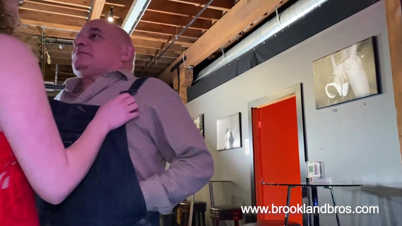 Brookland Brothers: Young hot slut sucks an old cock!