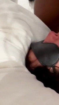 Tied up Blindfolded Big Black Cock Facefuck