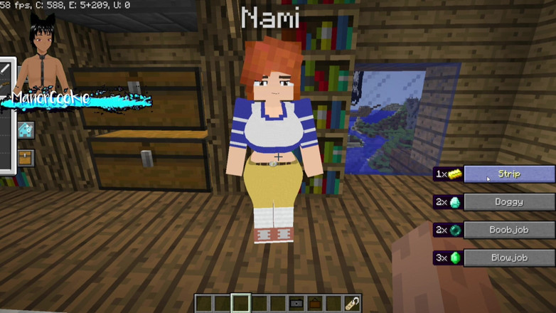 Manor Cookie: Minecraft Jenny Mod Fapcraft - Nami, a Greedy and Hot Woman...
