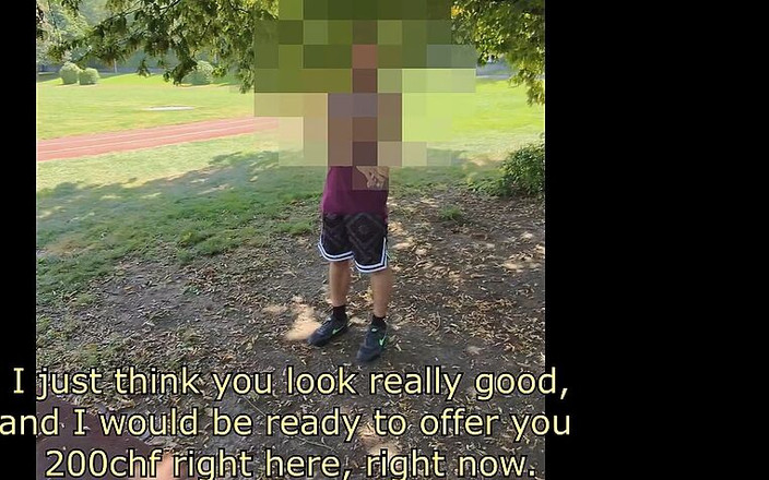 AntoGoesHunting: 随机直毛茸茸的肌肉运动员被说服得到他的第一个男性口交