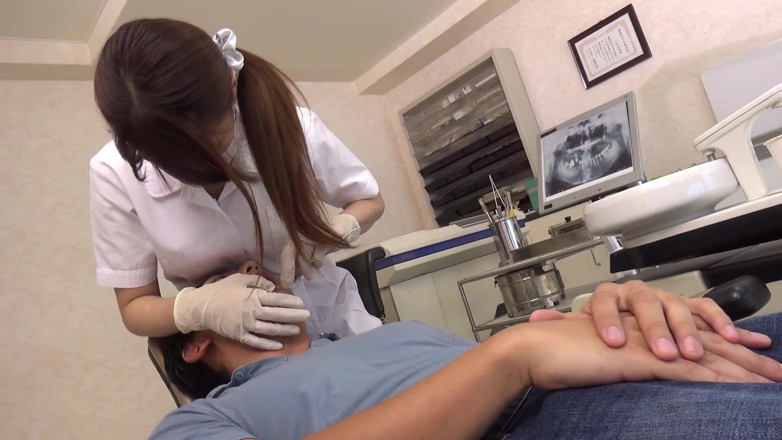 Caribbeancom: Brunette asian nurse getting pussy licked and stuffed with patient's...