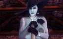 Wraith ward: Lady Dimitrescu blowjob : Resident Evil Village Hentai Prody