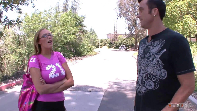 WWMAMM: Glassed teacher with natural monster boobs goes wild with big...
