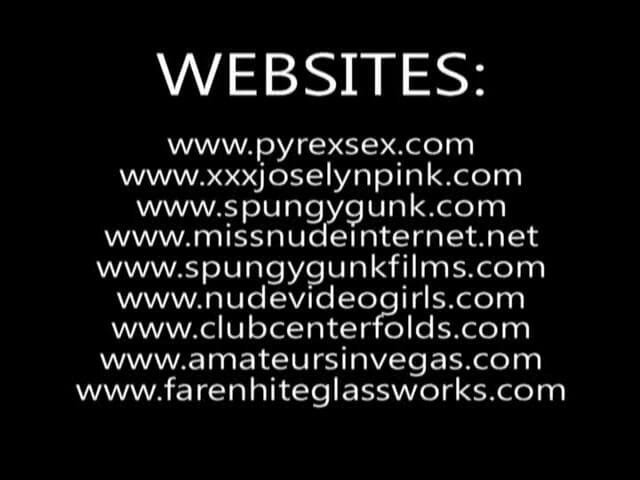 Spungy Gunk Films: Green glass dildo and this babes hungry holes