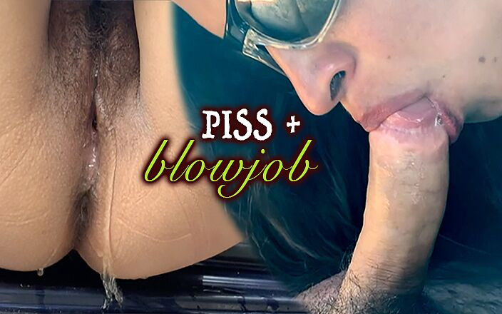 thundass: Писсинг, пердеж и минет с глубоким глоткой в машине