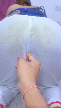 Big Ass Indian Maid Accidently Fucked Hard in Doggy Style by Her Master with Close-up Asshole.