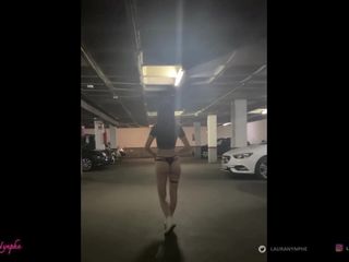 Laura Nynphexxx: Sensualizing in the Garage Part-1