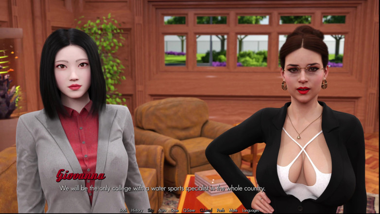 Wickedgammes studio: A Very Horny Teacher with Even Hornier Female Students (part 5)