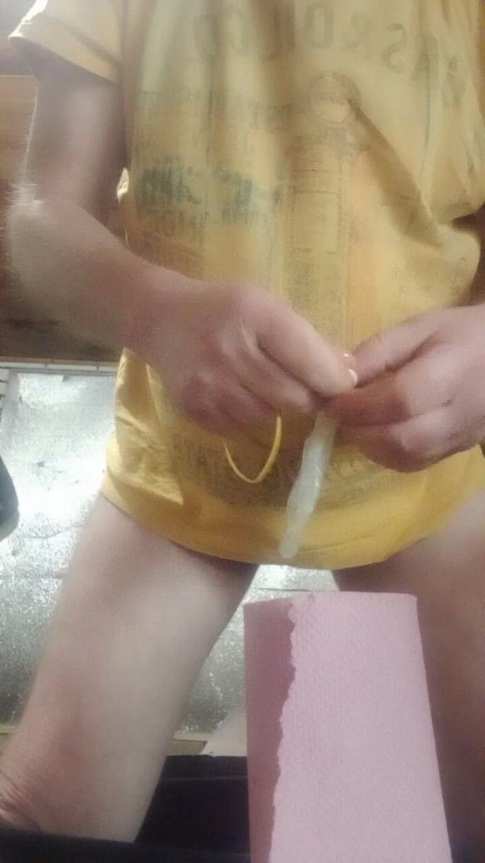 rastyo75: Ein Küchentuch mit einem kondom ficken