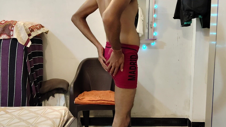 UltraHotBoy69: Pink Underwear and Masturbating