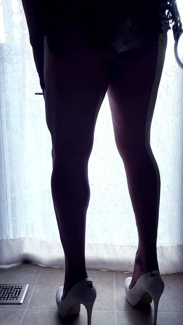 kandiKane: Smoking Brazilian Sissy Slut Seduction in Platform Heels &amp; Lingerie