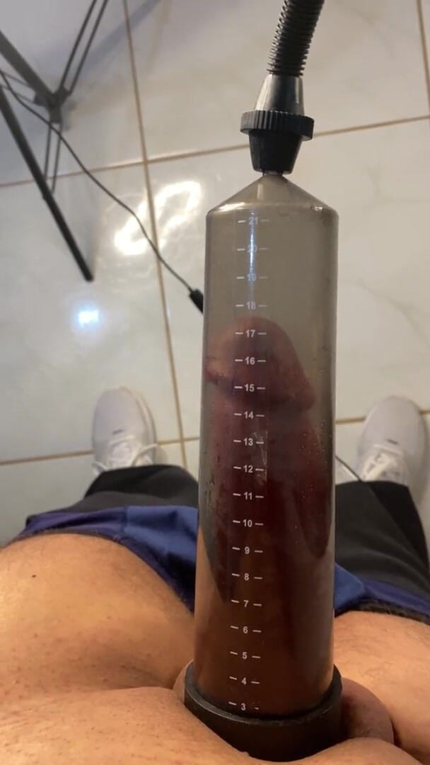 Greedy truck: It Was 15 Centimeters, I Used the Penis Pump and It...