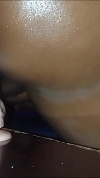 Close up Riding and Twerking on My Dildo