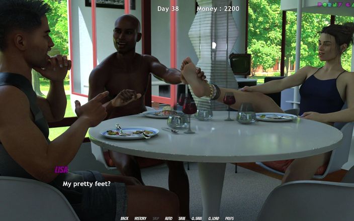 Porny Games: Penyelidikan Total Lisa! oleh Dragofinder Studio - hari pertama sebagai humanpet,...
