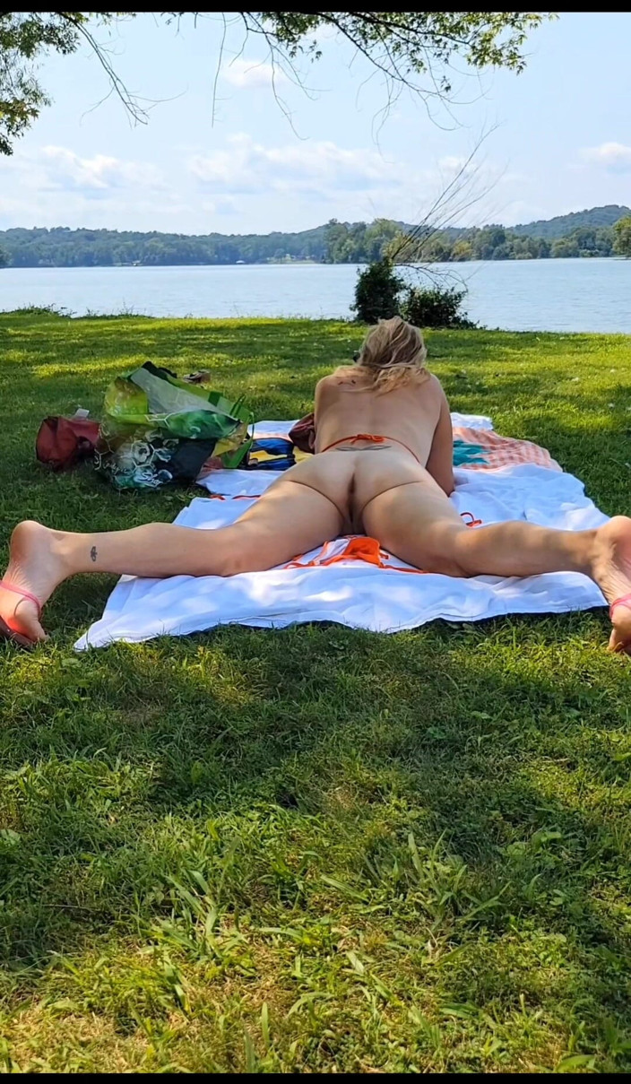 Fantasy Milf: Park Piss Slut