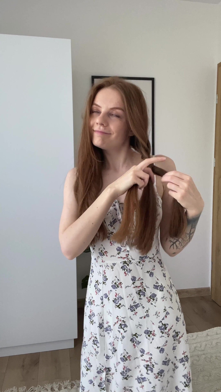 LadyInBad: Shy Redhead Girl with Pigtails Stripes so You Can Show...