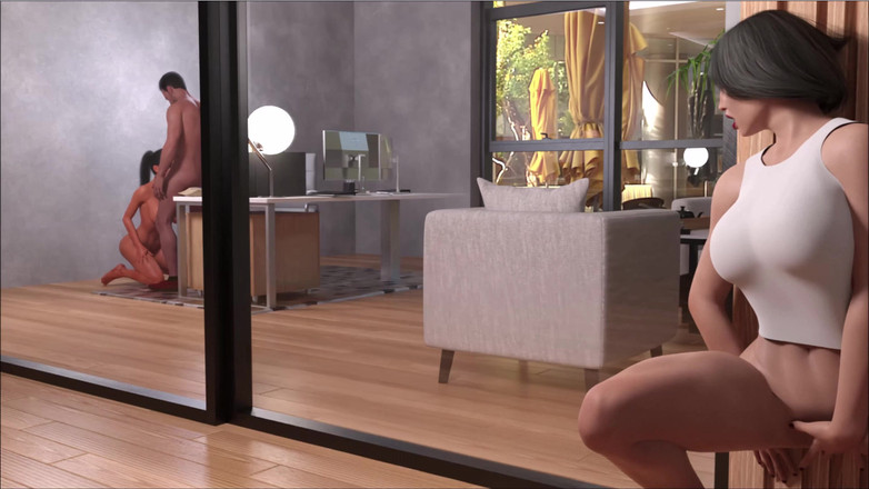 Snip Gameplay: Znuděná manželka 3 paní Mooreová šla do kanceláře svého manžela a vykouřila...