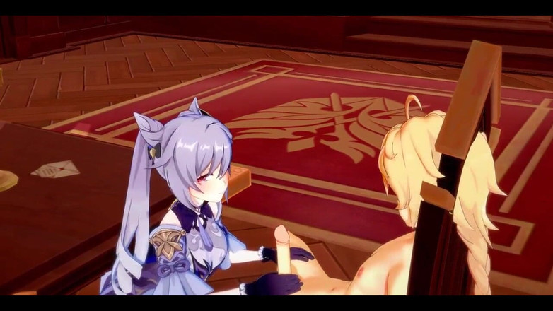 HentaiTubes: Genshin impact Hentai - Aether X ganyu sega e scopata - giapponese...
