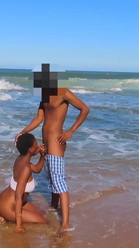 Beach Blow Job