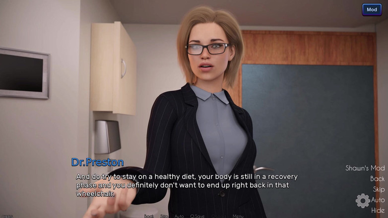 3D Cartoon Porn: Il risveglio 3- l'infermiera juliet si strofina la figa bagnata sul...