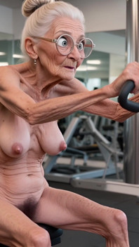 Old Ladies in the Gym