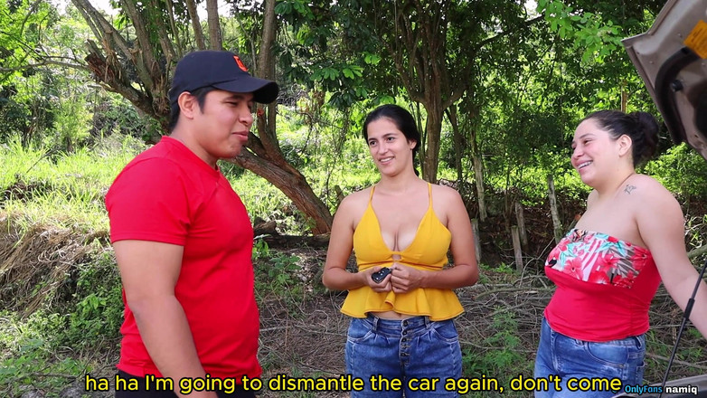 Solo_incognita: Freunde belohnen den mechaniker mit ihren dicken titten