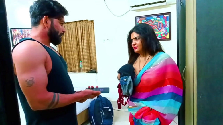 Jayanta Banik: A Desi Housewife Suddenly Came in Front of Her Stepbrother...