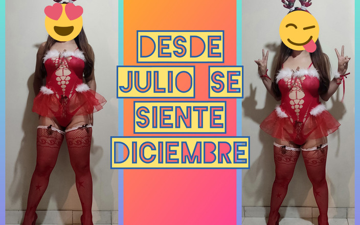 Quiero Ser Actriz Porno: Het kerstcadeau is ik, mijn lingerie, pijpbeurt en mijn poesje ...