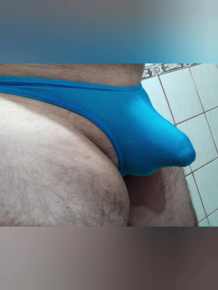 Davidandrexxx: Чудова сперма з використанням синіх стрінгів