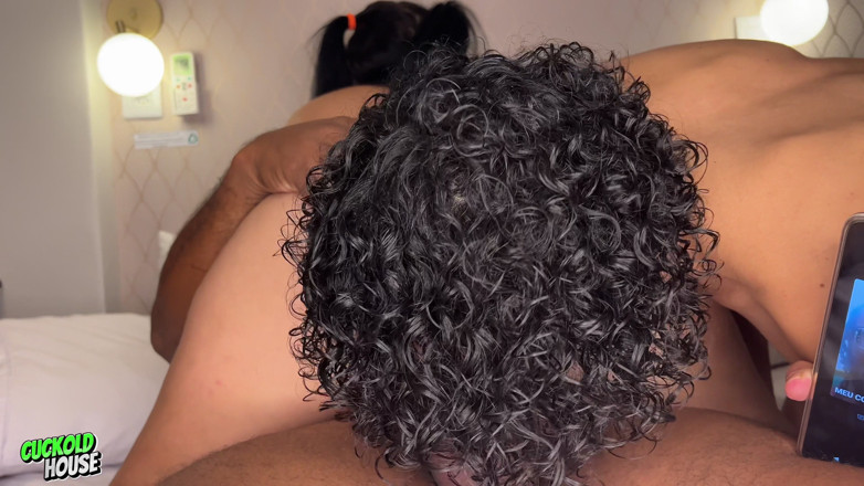 CuckoldHouse: Cuckolded Husband Makes a Video Call to Watch His Wife...