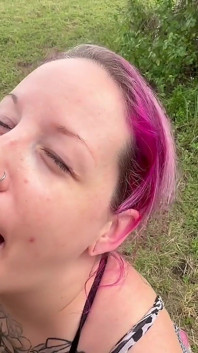 Outdoor Field Blowjob